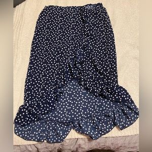 Asymmetrical wrapped skirt, size M